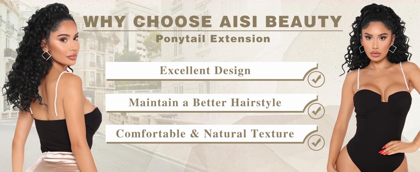 AISI HAIR Drawstring Ponytail Extension for Black Women Synthetic Clip in Ponytail Extension Long Curly Wavy Hairpieces for Daily Use Wavy AISI HAIR Drawstring Ponytail Extension for Black Women Synthetic Clip in Ponytail Extension Long Curly Wavy Hairpieces for Daily Use Wavy