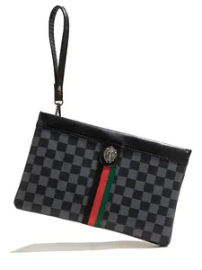 Men's PU Leather Envelope Clutch Bag, Large Capacity Card Holder Wallet, Stylish Handbag for Daily Use, Perfect Gift for Him sacoche homme,sacoche homme luxe,bolso de mano hombre,bolso hombre,