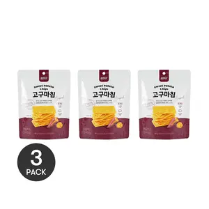 3Packs GUTFLEX Korean Sweet Potato Chips -  30g Each | Healthy Snack, Gluten-Free, Vegan