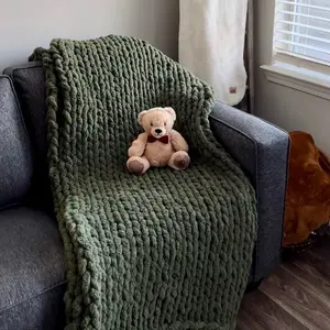 Chunky Knit Blanket