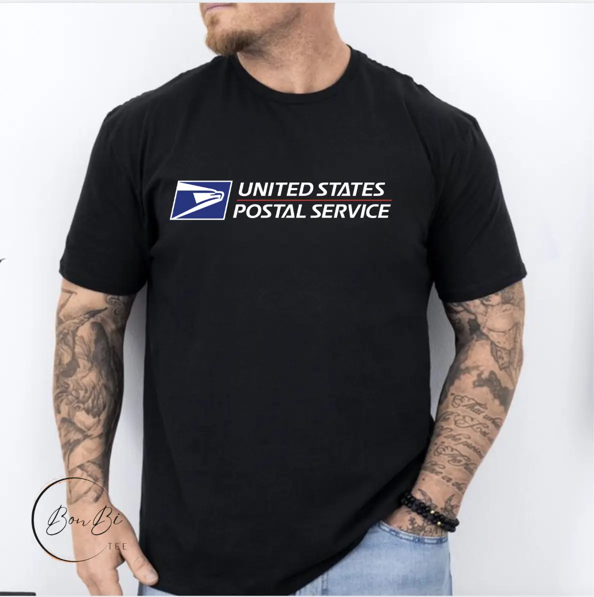 Mail Carrier T-Shirt, Postal Worker Graphic Tee, US Mail Service Gift, Professional Mailman Apparel, Cotton T-Shirt