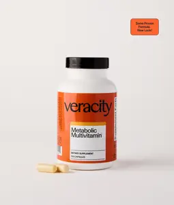 Metabolic Multivitamin - Essential Nutrients for Improved Energy - 100% Plant-Based Health Supplement (120 Capsules)