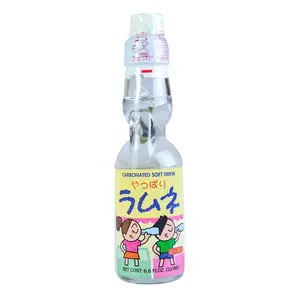 HATAKOSEN Ramune Soda Original Flavor - Japanese Marble Soda Drink, 200ml Bottle