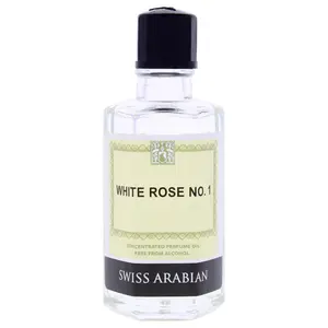 White Rose No.1 by Swiss Arabian for Unisex - 0.7 oz Concentrated Perfume Oil Splash
