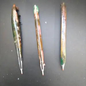 02 Colorart Home Decor Marble Pen Set - Black, Red, Blue