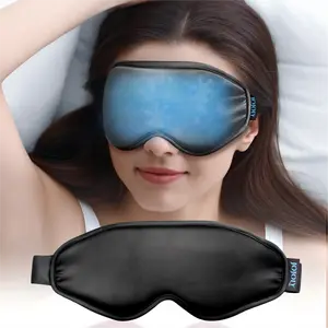 Cooling Eye Mask for Puffy Eyes: Fsa Eligible Items Hsa, Ice Eye Pack for Migraine After Surgery Relief - Reuable Cold Compress for Headache Puffiness - Comfortable Perfect Fit Gel Sleep Mask sleeping