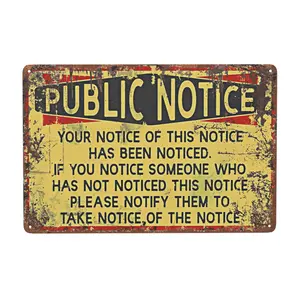 Funny Vintage Aluminium Metal Sign - 8x12 in Decorative Wall Decor, Humorous Office Gag Gift for Office, Man Cave - Home Supplies Plaque & Sign