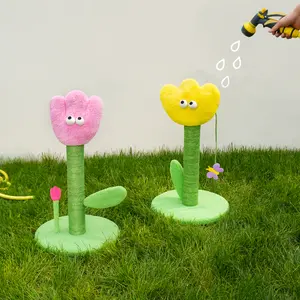 ZEZE Tulip Cat Scratching Post - Stylish Design for Cat Safety and Comfort