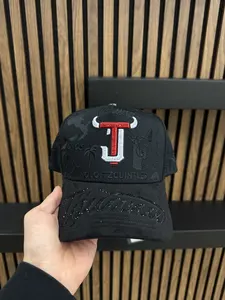 TJ Black Crystals Hat