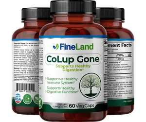 FineLand COLUP GONE Digestion, Immune System Support, Digestive Enzymes, Colon Support, Intestinal, Inflammation, 60 Capsules, 30 Servings gut  health  supplement