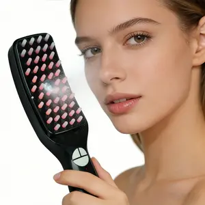 Intelligent electric massage comb for meridians, Head spa equipment, head massage device, light therapy hair care comb, spray for moisturizing hair, scalp meridian comb, hair strengthening comb, red light hair growth comb