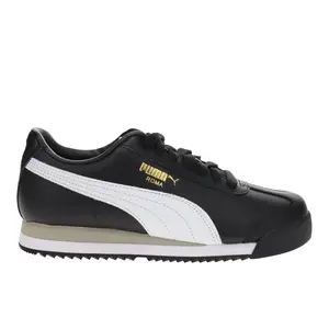 PUMA Womens Roma 24 Standard Lace Up Sneakers Shoes Casual - Black