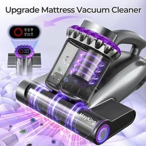 【DealsForYouDays】Mayking Smart Mattress Vacuum for Pet Hair & Dust Mites, 16kPa + 33000 RPM Deep Clean, UV & Ultrasonic for Bed Sofa Baby Crib