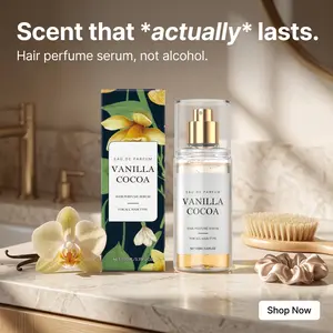 Vanilla Cocoa Hair Perfume Spray for Hair and Body,light-scented perfume, Light Fragrance Hair Mist, Fresh Scent Body Spray,  floral elegant scentual fruit long lasting  sweet fruity Eau de Parfum gourmand fragrance natural  fragrance e portable