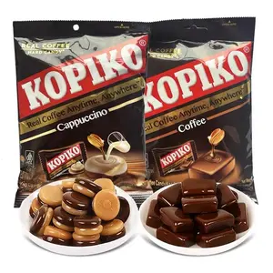2 Packs Kopiko Cappuccino Candy 4.23 Oz.Bold-Tasty Hard Candy from Indonesia with Real Coffee Extract – A Satisfying Boost for On-the-Go Energy Snack Bonbon Sweet balls