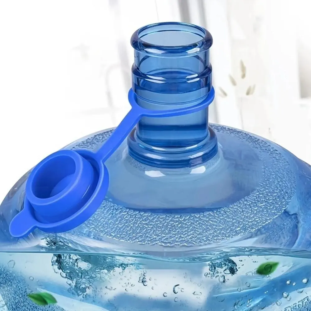Water Jar Cap, 1/3 Counts Dustproof Water Bottle Replacement Cap with Handle, Reusable Bottle Cap, Summer for Gift