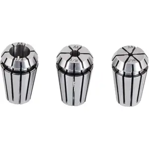 3PCS ER11 High Precision Spring Collet Set 1/4" 1/8" 1/16" for CNC Engraving Milling Lathe Chuck Tool
