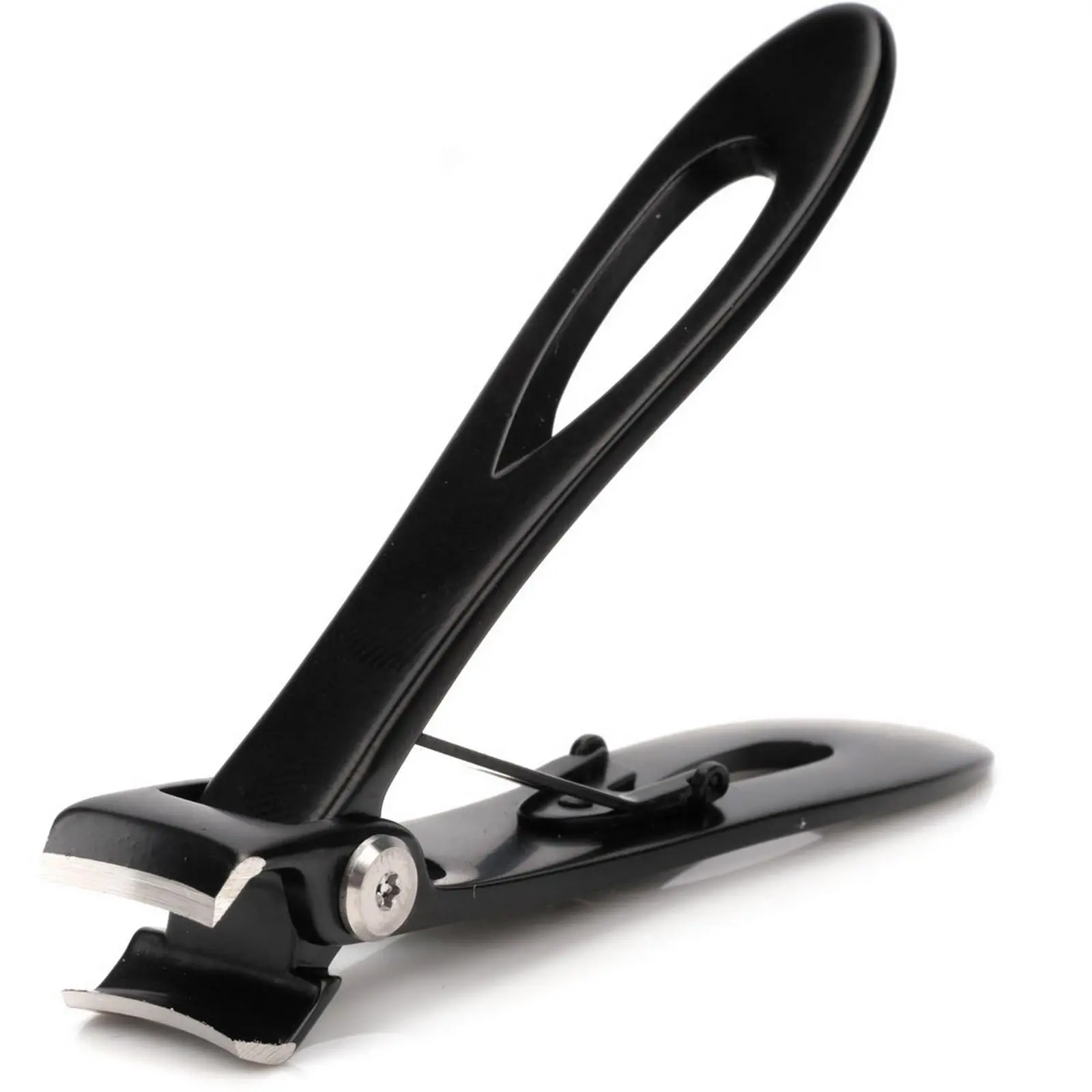 Nail Clippers 16mm Wide Large Jaw Opening for Thick Nail Stainless Steel Black Fingernail and Toenail Nipper Cutter Podiatry Trimmer Pedicure Manicure Kit, Nail Care