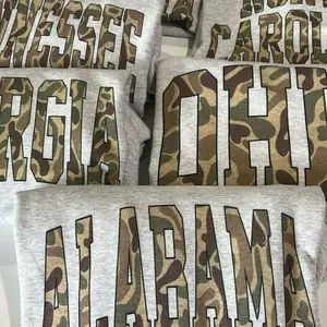 [Sale off 50%] Camo State Name Sweatshirt State College Varsity Name Pullover Varsity Camouflage State Sweatshirts Varsity University Tees 88D