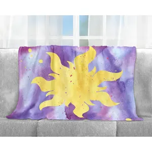 Tangled Blanket, Tangled Sun, Blanket, Throw Blanket, Home Decor, Gift, Fleece Blanket, Baby Blanket, Adult Blanket, 3 Sizes,Christmas Gift