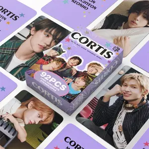92 Sheets Cortis Lomo Card Stickers, Creative Paper Craft Supplies, Ideal for DIY Projects & Personalization, Fun Stationery Accessories