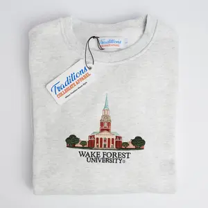 Wake Forest Crewneck, Embroidered Sweatshirt