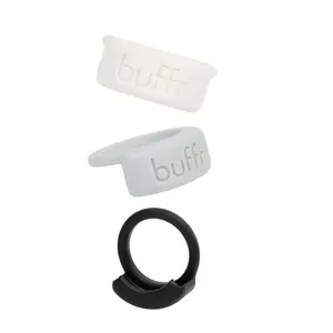 Buffr SMART Ring Protector - Lightweight Silicone Guard for Oura Ultrahuman RingConn - Secure Fit Size 4-14 - Protective Cover for Active Lifestyles