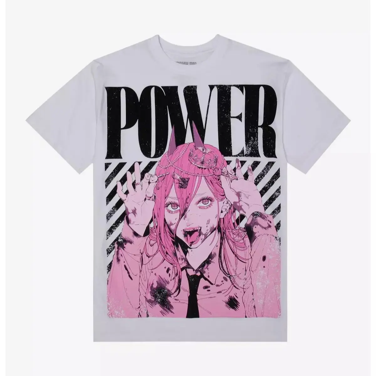 Chainsaw Man Power Accessories Bold T-Shirt | Power Anime Graphic Tee | Fiend Character Streetwear Shirt | Manga Fan Gift | Unisex Tee