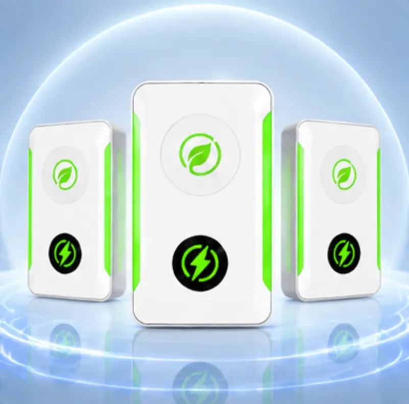 2026 New Power Factor Saver, 90V-250V 28KW Load, Surge Protection, Thermoregulation, Plug-and-Play Installation, Compact ABS Design, Hot Swappable for Home & Office