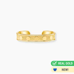10K YELLOW GOLD AURA TOE RING