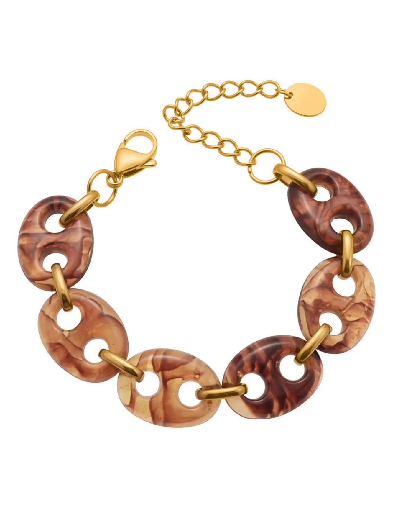 Amber Resin Pig Nose Bracelet, Eco-Friendly Daily Wear, Perfect Birthday Gift, Unique Handmade Jewelry, Stylish Accessory, High Quality Bracelet