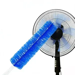 Bendable Fan Cleaner Brush, Reusable Flexible Duster with Washable Bristles, No-Disassembly Cleaning Tool for Ceiling Fans, Air Vents, Blinds & Car Interiors