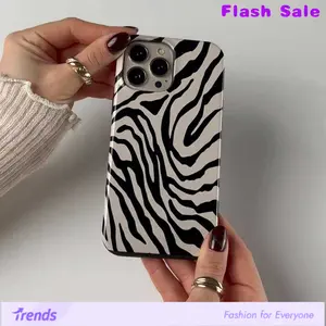 Zebra Print Phone Case – Bold Black & White Stripes