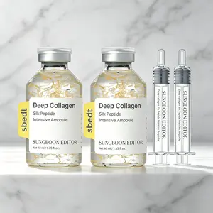 Sungboon Editor Silk Lifting Peptide Ampoule 1.35 fl oz, Collagen-Enriched Facial Serum for Home Use, Lifts Skin, Erases Wrinkles, Leaves Skin Plump and Smooth