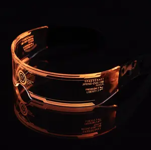 LED Visor Glasses, 3-Pairs Family Combo, Best gear for RAVE, Party and Halloween ledvisorglass
