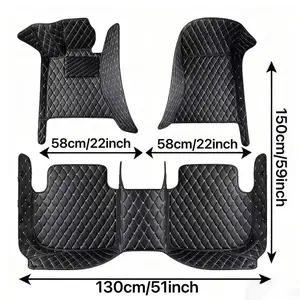 Pu Leather Car Floor Mats Suitable for Infiniti Q50(53CM) 2013-2020.Infiniti Q50(45CM) 2013-2020.Infiniti Q60 2016-2020.Infiniti Q70 LWB 2013-2020.Infiniti QX30 2016-2020.Left Hand Drive or Right Hand Drive 2014 2015 2016 2017 2018 2019 2020 2021 2022
