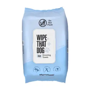 Mighty Good Solutions Wipe That Dog Extra Large Bamboo Grooming Towel