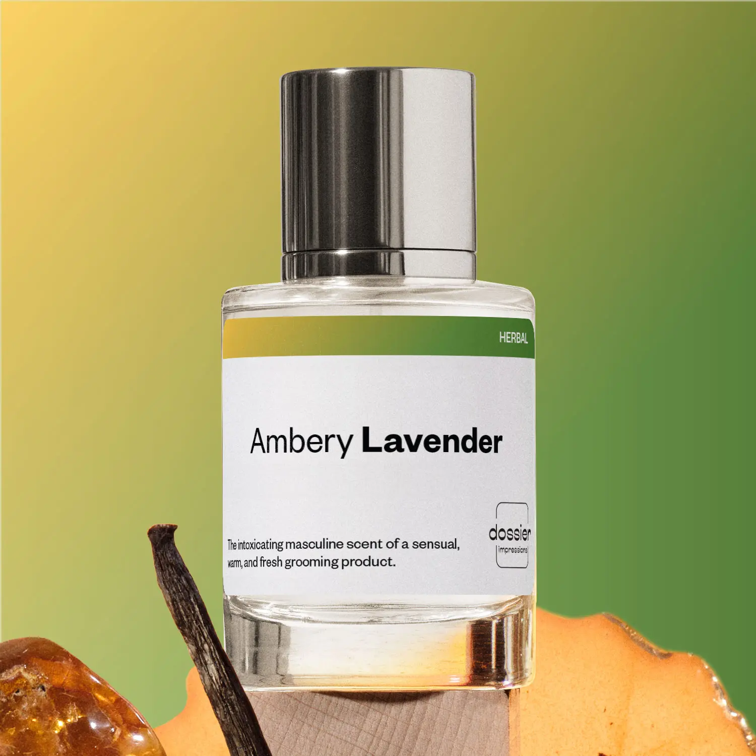 Ambery Lavender, Dossier, Men Perfume, Eau de Parfum, 50ml, Lavender, Bergamot, Grapefruit, Neroli, Benzoin, Tonka Bean Ambery Lavender, Dossier, Men Perfume, Eau de Parfum, 50ml, Lavender, Bergamot, Grapefruit, Neroli, Benzoin, Tonka Bean