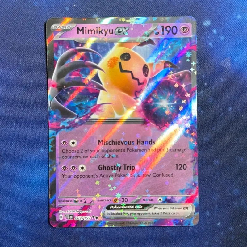 2025 Pokemon Mimikyu ex 069/159 Journey Together Double Rare Holo NM - TikTok Shop 2025 Pokemon Mimikyu ex 069/159 Journey Together Double Rare Holo NM - TikTok Shop