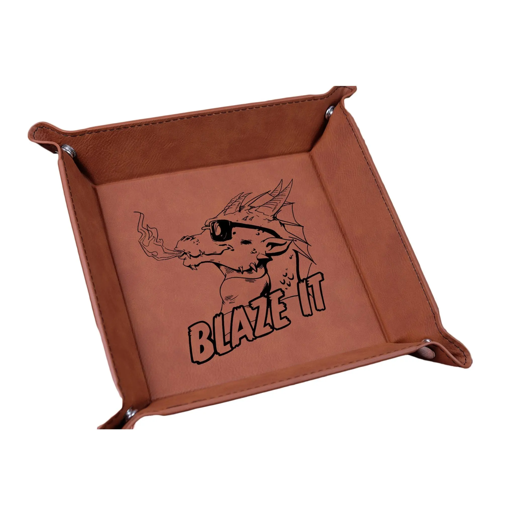 Blaze It Dice Tray - Compact Dice Holder with Easy-to-Use Design for Tabletop Roleplaying