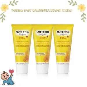 Weleda Baby Calendula Nourishing Face Cream, Pack of 3 (2.8 oz Each) –  Plant Rich Moisturizer with Calendula and Lanolin