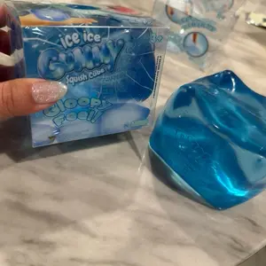 Ice Ice Gummy Squish Cube Crystal Sensory Toy