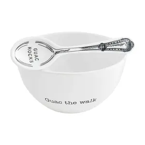 Mud Pie Outdoor Guac Melamine Bowl Set