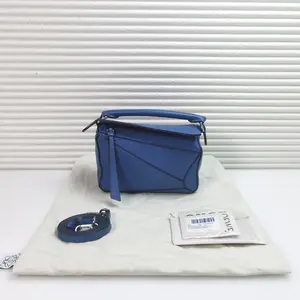 Pre-owned Calfskin Crossbody Bags Loewe Puzzle Bag Leather Mini