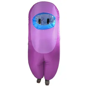 Kids Purple Sus Crewmate Killer Costume