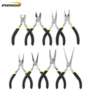 8-Piece Mini Pliers Set - Jewelry Making Tools Kit for Beading Wire Wrapping & Crafts