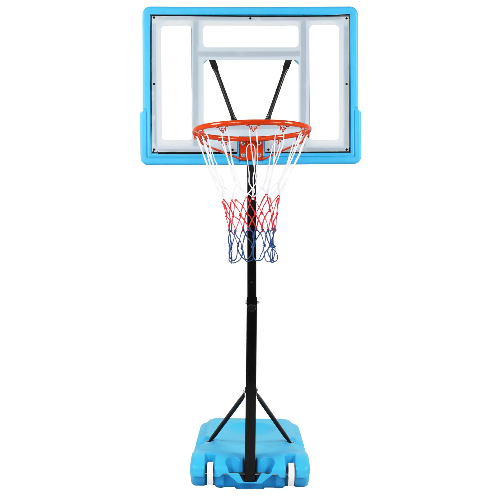 PVC Transparent Board Basket Frame Adjustable 115-135cm Poolside Basketball Hoop PVC Transparent Board Basket Frame Adjustable 115-135cm Poolside Basketball Hoop
