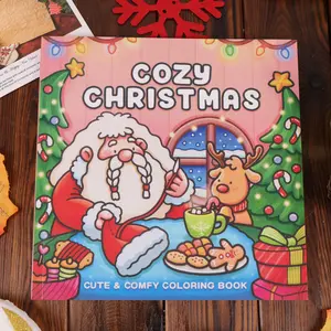 Christmas Coloring Book for Adults & Kids, Stress Relief Relaxation Art Activity, Perfect Holiday Gift for Parents & Creative Enthusiasts, Gift Option