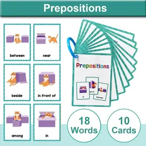 Flashcards Word Cards, Facial Expression Cards, Daily Life Cards, Color Cards Educational Toy Learning Cards