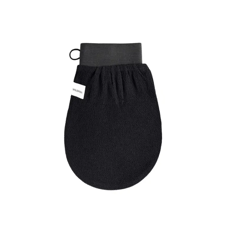 Wildpier️ Luxe Deep Exfoliating Glove - Body Scrubber, Plant-based, Self Tan, Biodegradable, Eco-Friendly, Biodegradable, Keratosis Pilaris Bath Hand essential body bikini  cleaner